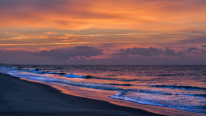 Rainbow Sunset Ocean Isle Beach Photo by Dwayne Schmidt
