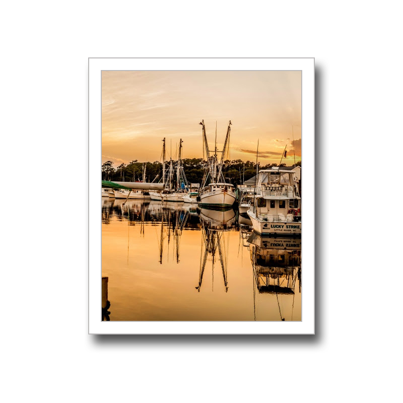 Calabash Fishing Boats by Dwayne Schmidt