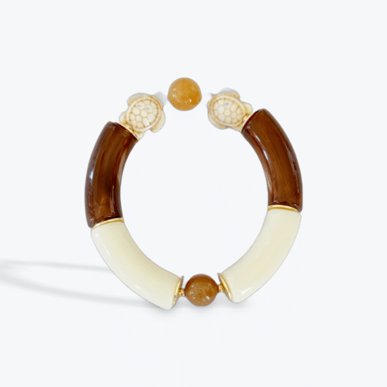 Moments Bracelets Brown and Ivory Sea Turtle