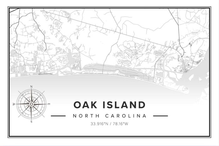 Oak Island Map
