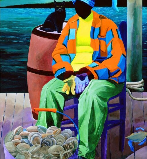 Lady with Oysters by Ivey Hayes (1140)