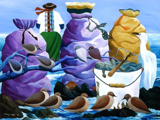 Oyster Bags and Clams by Ivey Hayes (1330)